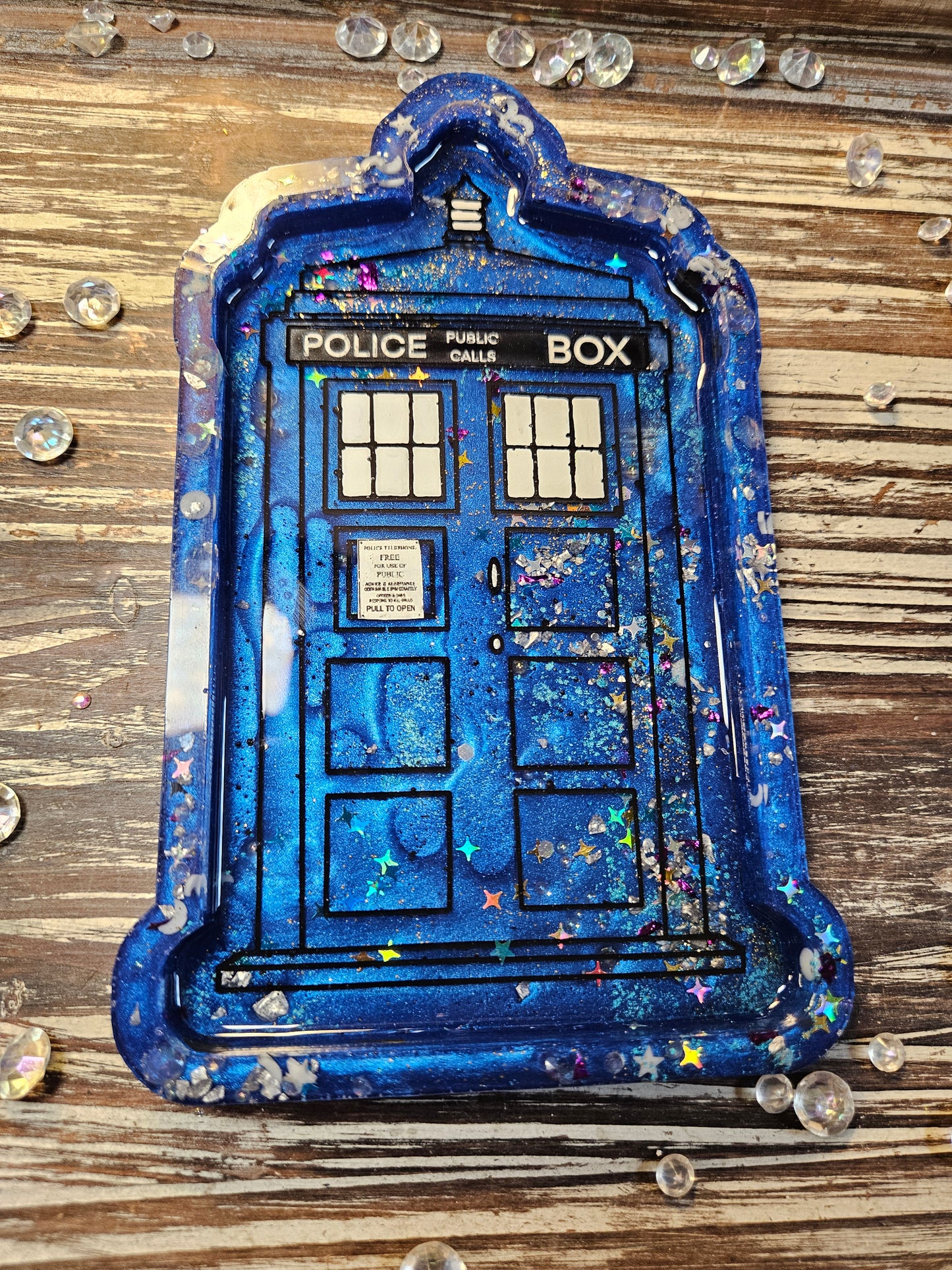 Police box tray