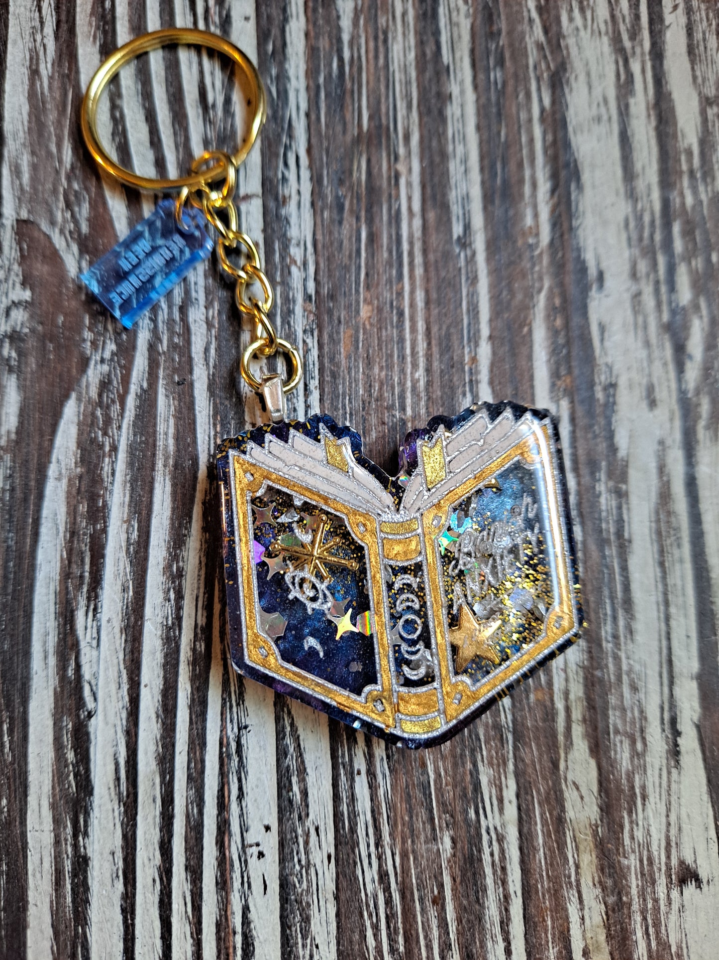 Anti-Anxiety Spellbook Keychain