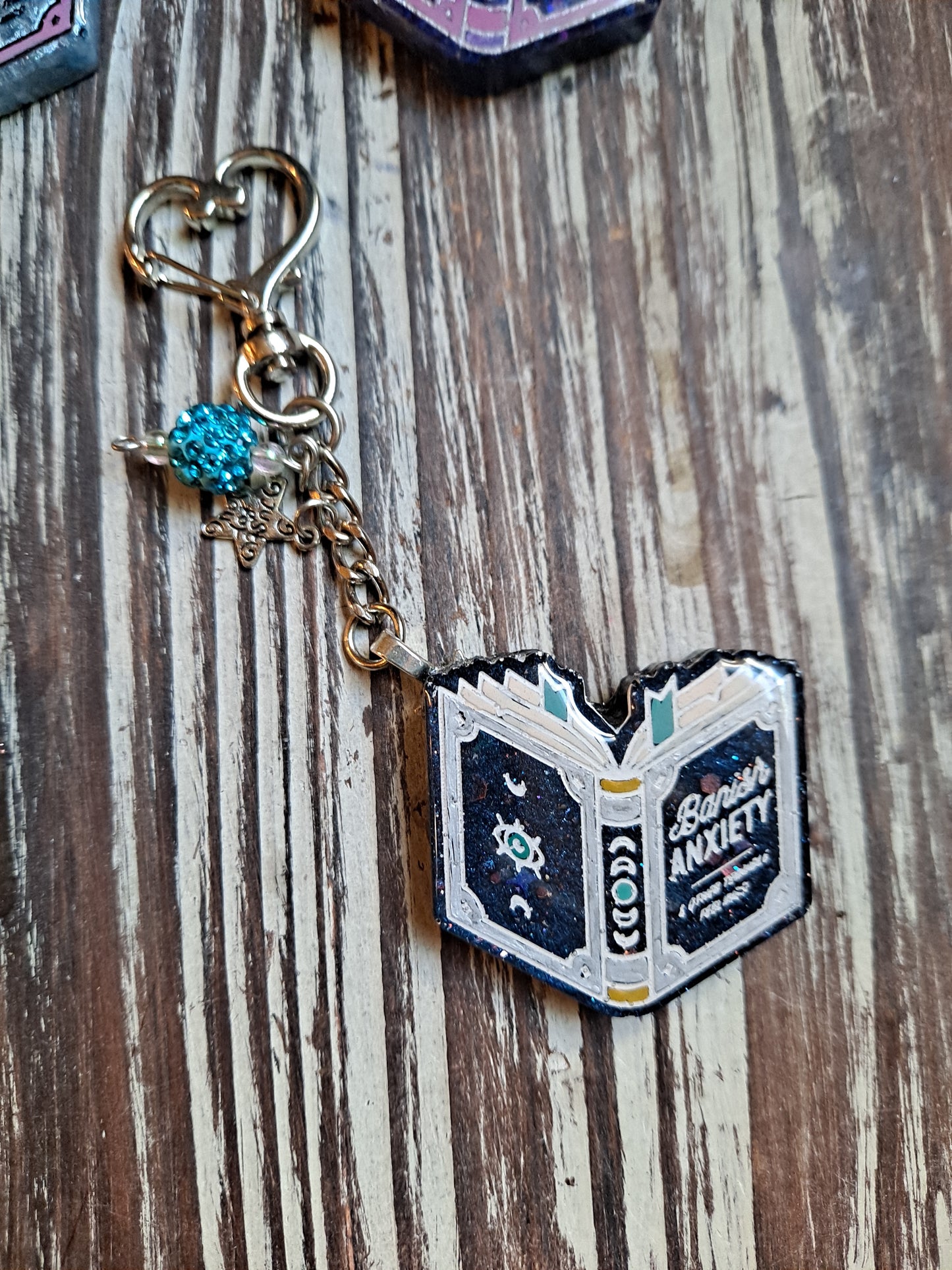 Anti-Anxiety Spellbook Keychain