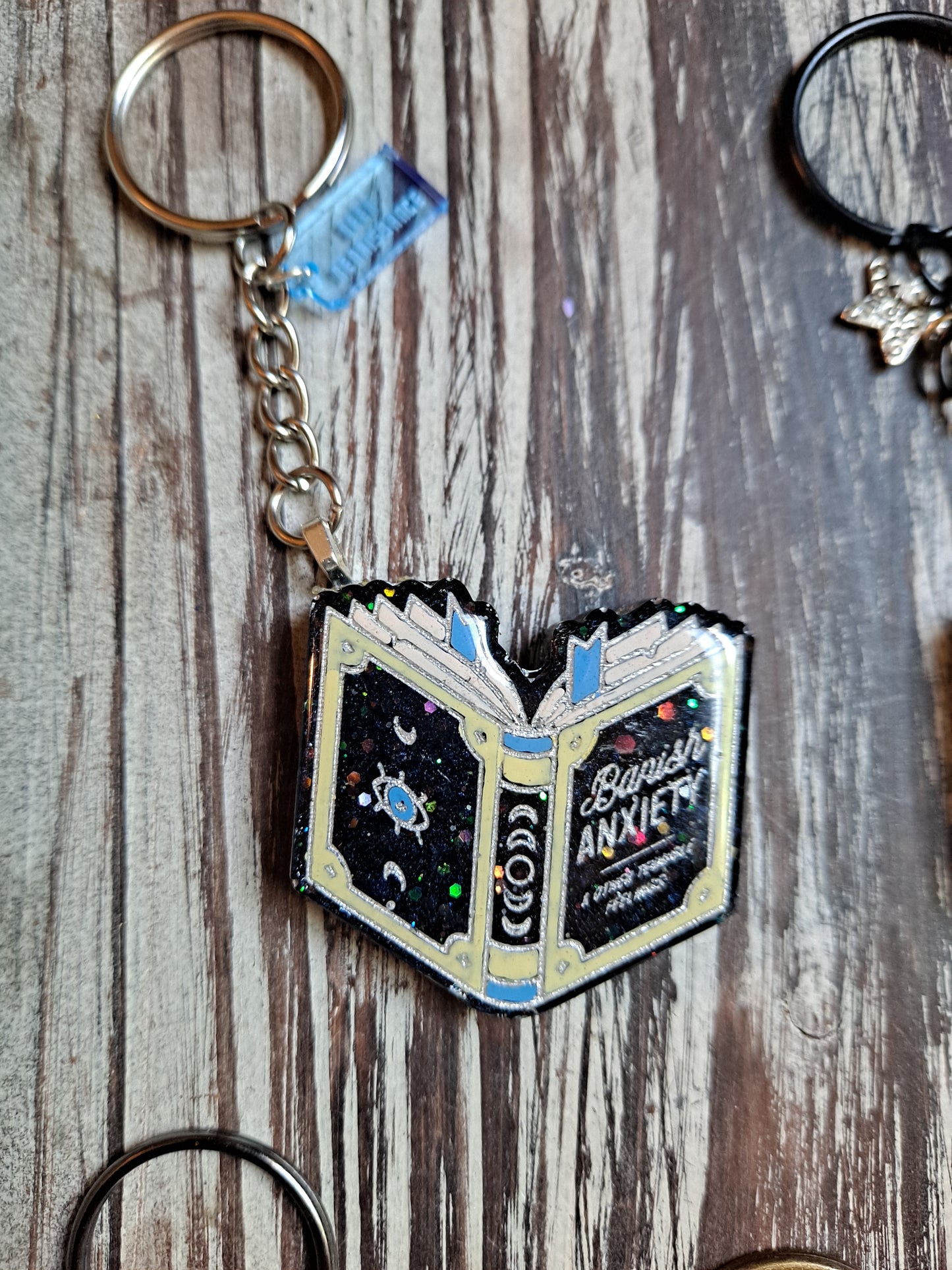 Anti-Anxiety Spellbook Keychain