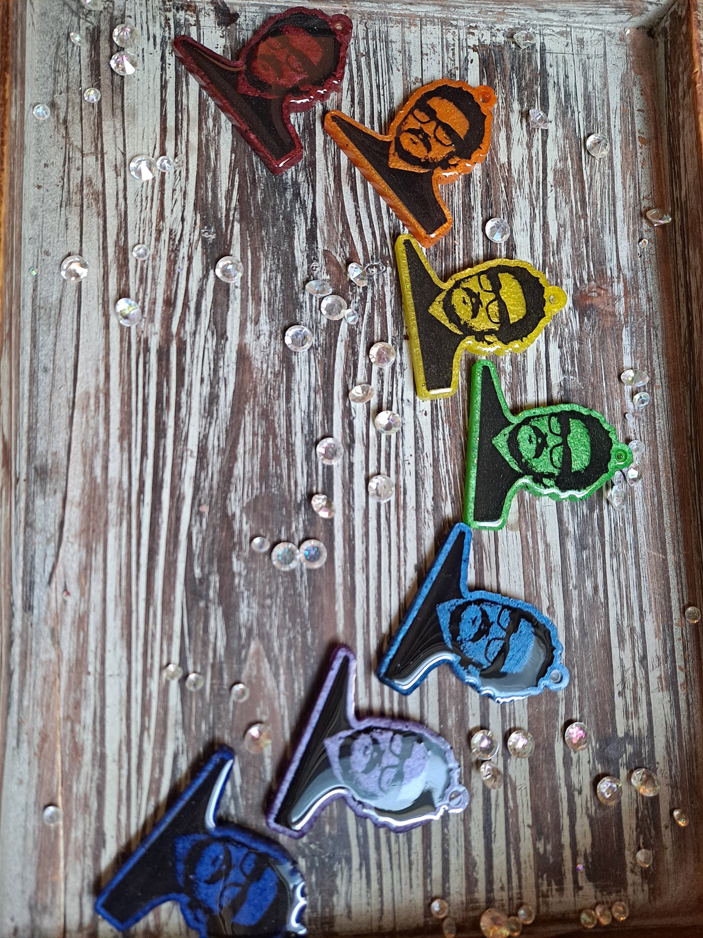 Pedro keychains- new colors added!!