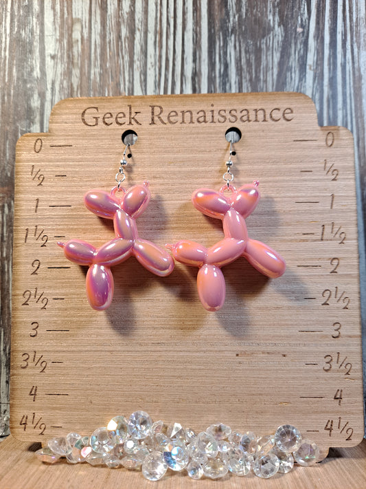 Balloon Dog Earrings