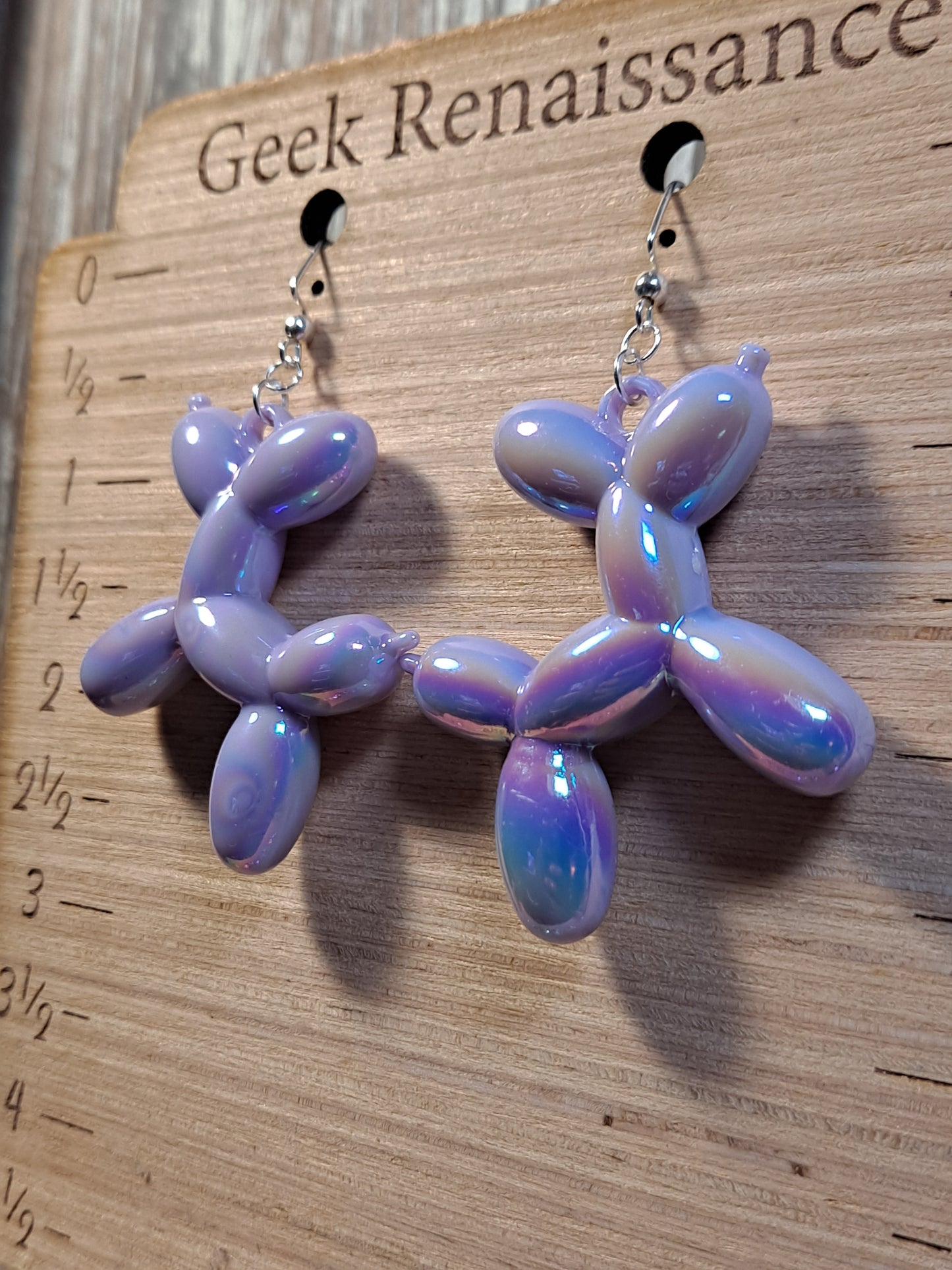 Balloon Dog Earrings