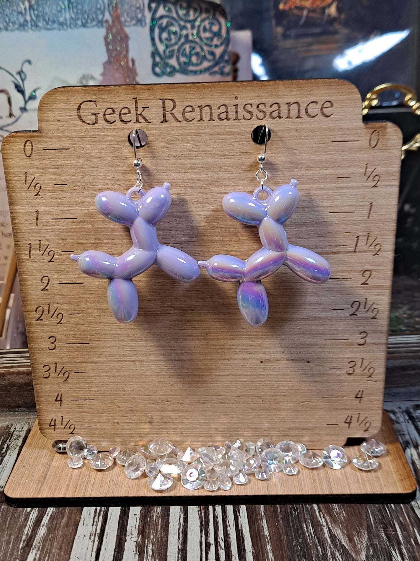 Balloon Dog Earrings