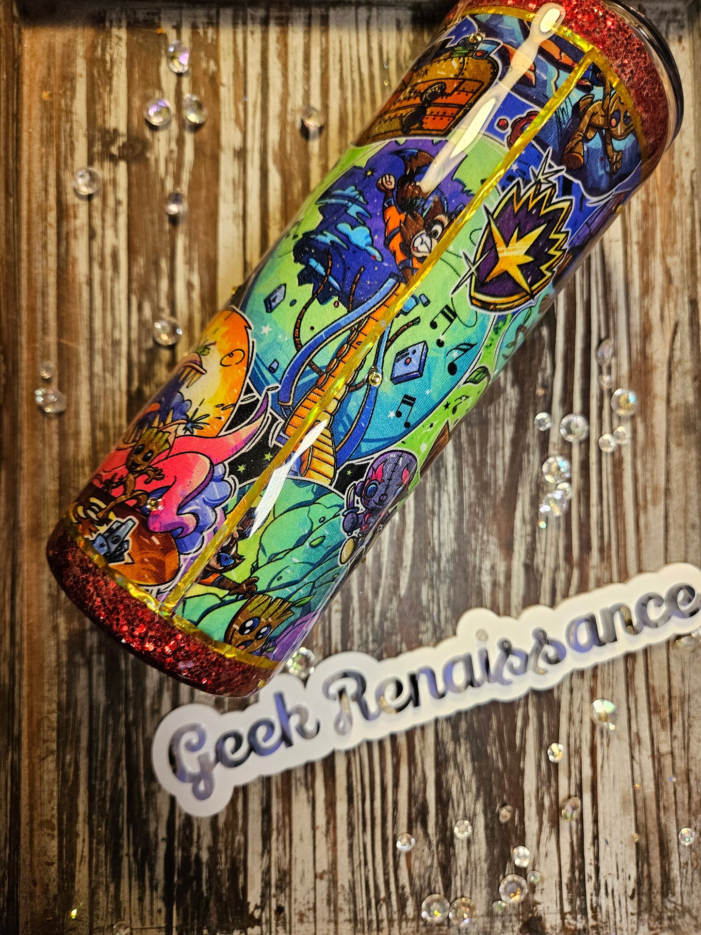 Space guardians tumbler