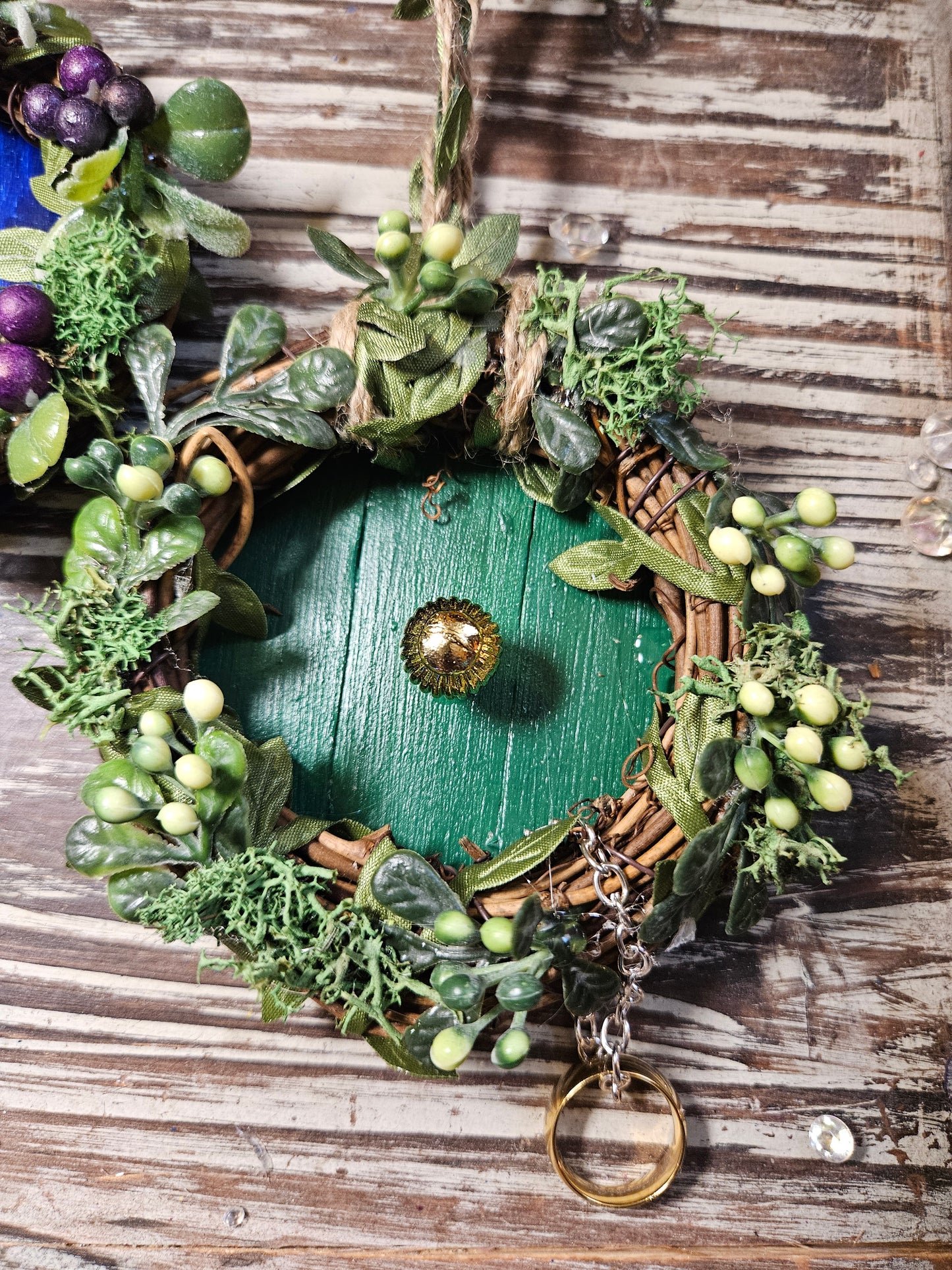 Mini shire door wreath