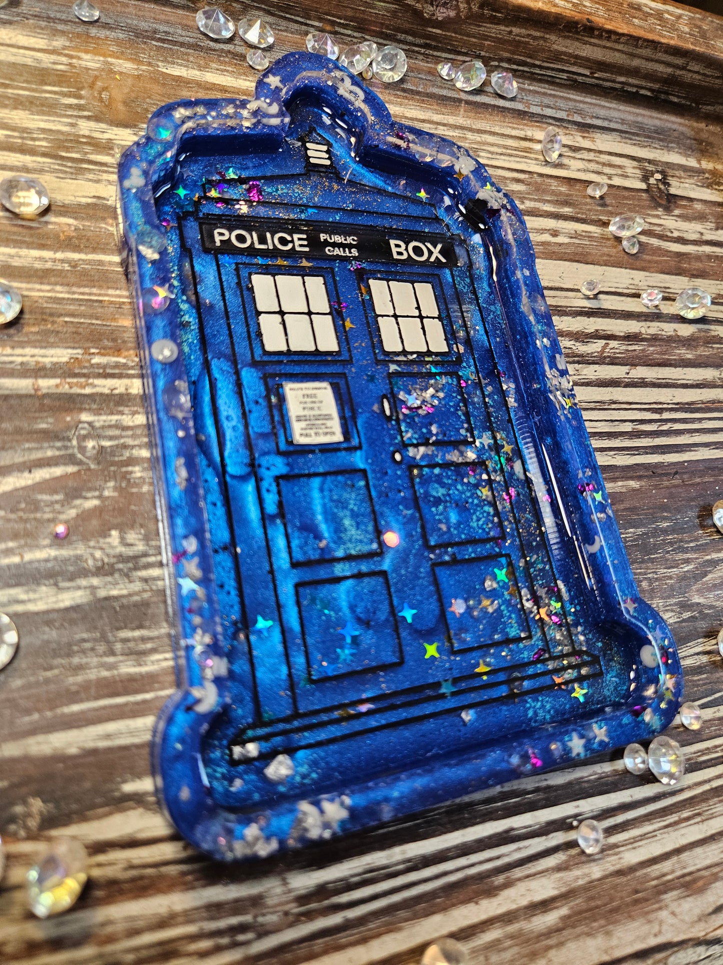Police box tray