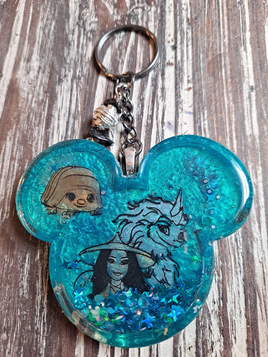 Water Dragon Mouse Shaker Keychain