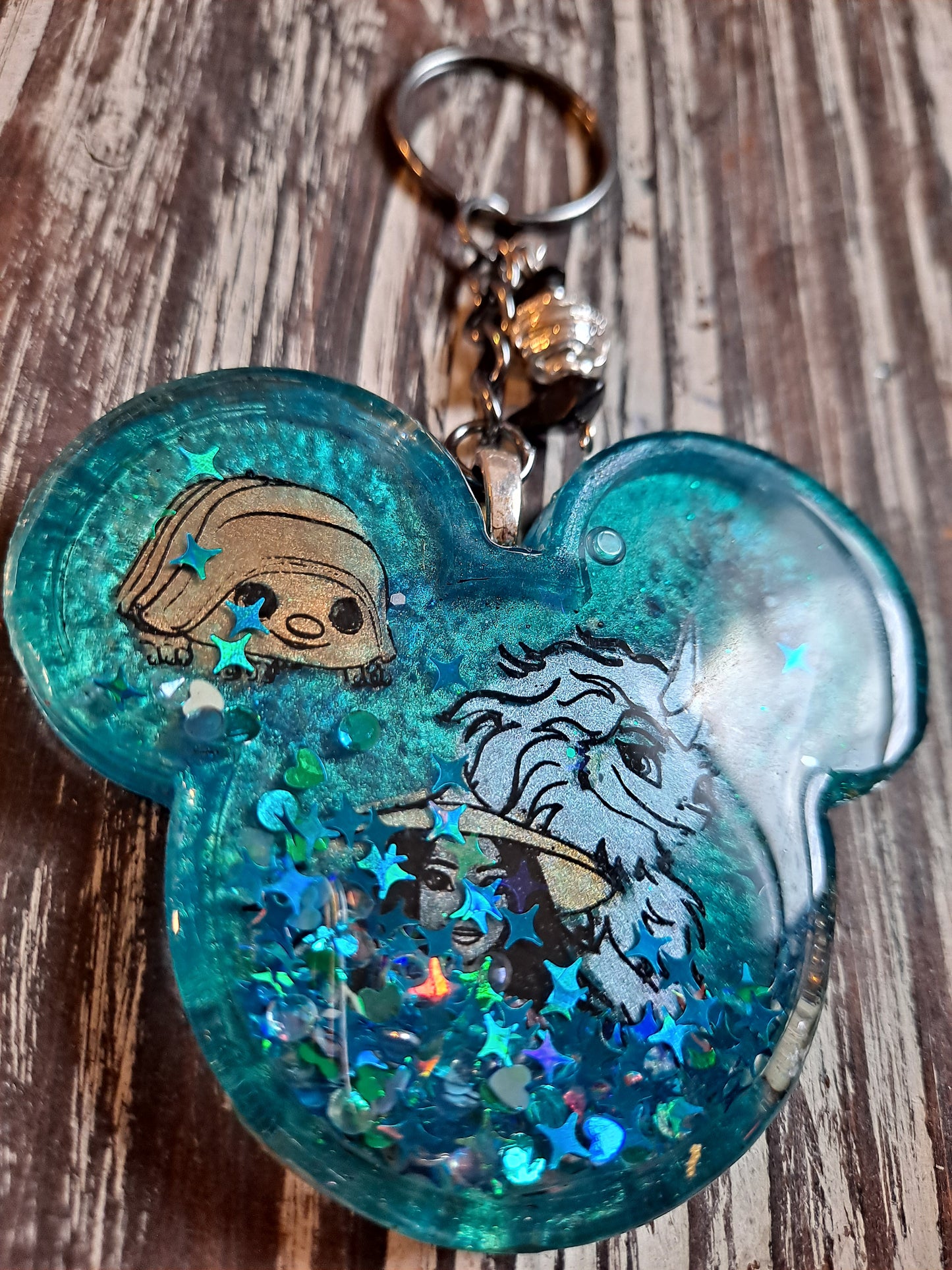 Water Dragon Mouse Shaker Keychain
