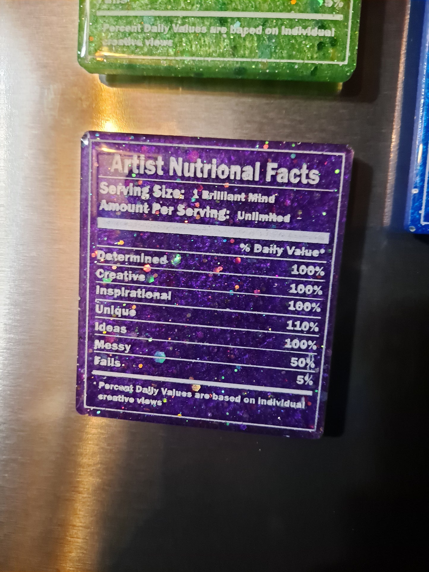Artist Nutritional Info Magnets